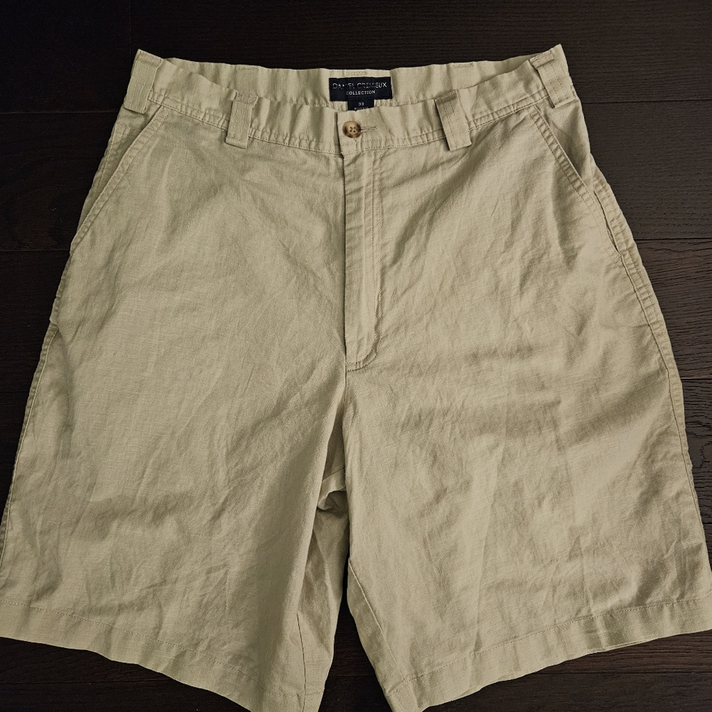 DANIEL CREMIEUX Linen Blend Shorts